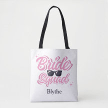 Saco de Mão Personalizado Bride Squad para Damas d