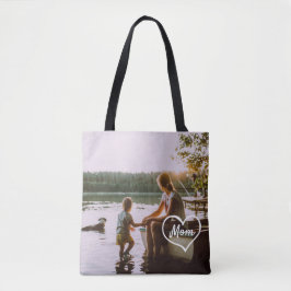 Bolsa Tote Saco de mão personalizado com foto da família em s