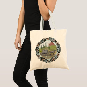 Bolsa Tote Saco de mão personalizado com nome visita Buggy Am