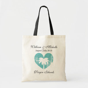 Bolsa Tote Saco de mão personalizado para casamento na praia 