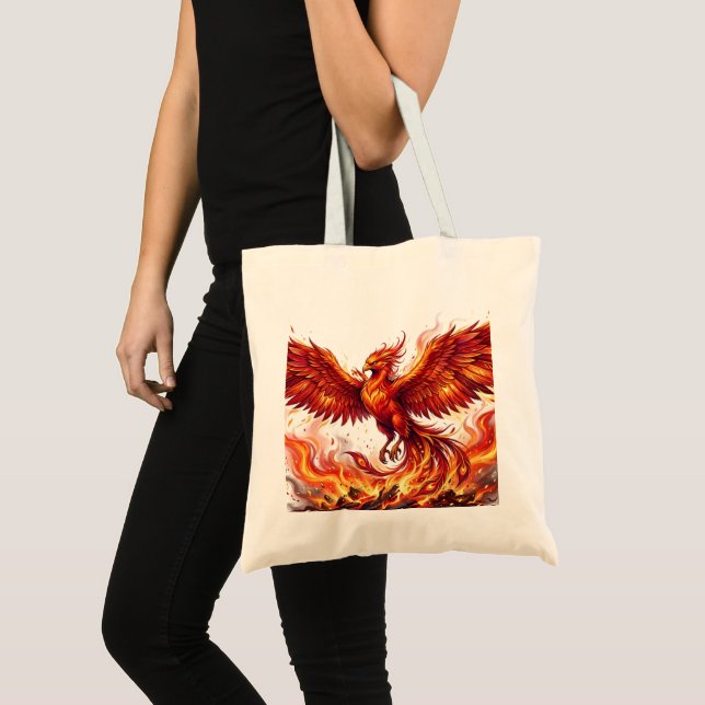 Bolsa Tote Saco de mão Phoenix Rising (Frente (produto))