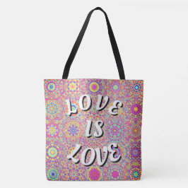 Bolsa Tote Saco de mão Pride Love Is Love