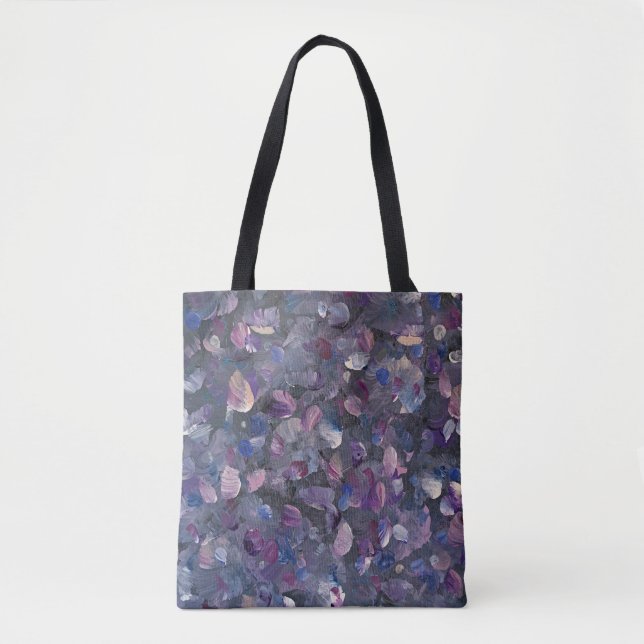 Bolsa Tote Saco de mão Purple Rain (Frente)