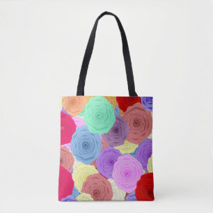 Bolsa Tote Saco de mão Rosas