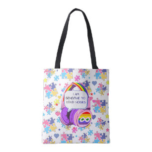 Bolsa Tote Saco de mão sensorialmente amigável – Conscientiza
