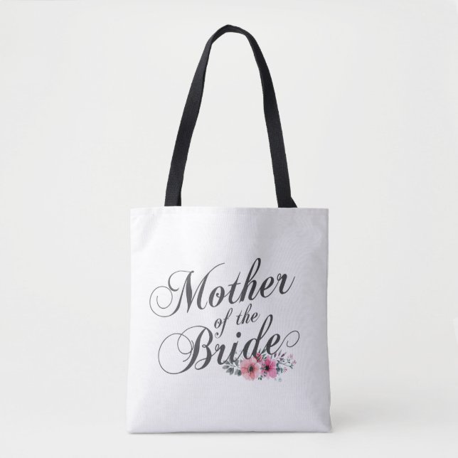 Bolsa Tote Saco de mão simples para a mãe da noiva (Frente)
