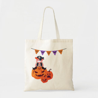 Bolsa Tote Saco de mão Spooky Cat Halloween