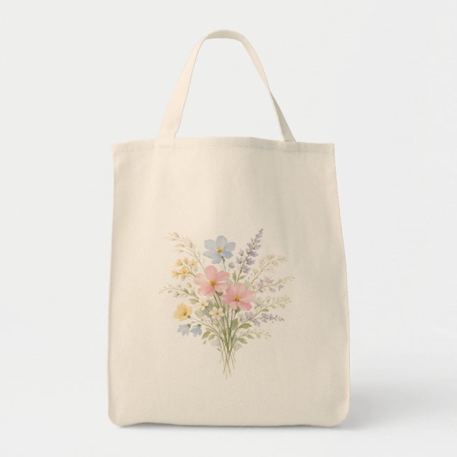 Bolsa Tote Saco de mão Spring Bloom (Frente)