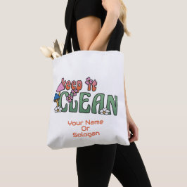 Bolsa Tote Saco de mão transparente com nome e foto personali