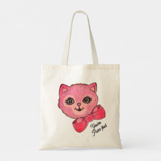 Bolsa Tote Saco de mão vintage de gatinhos em dupla face