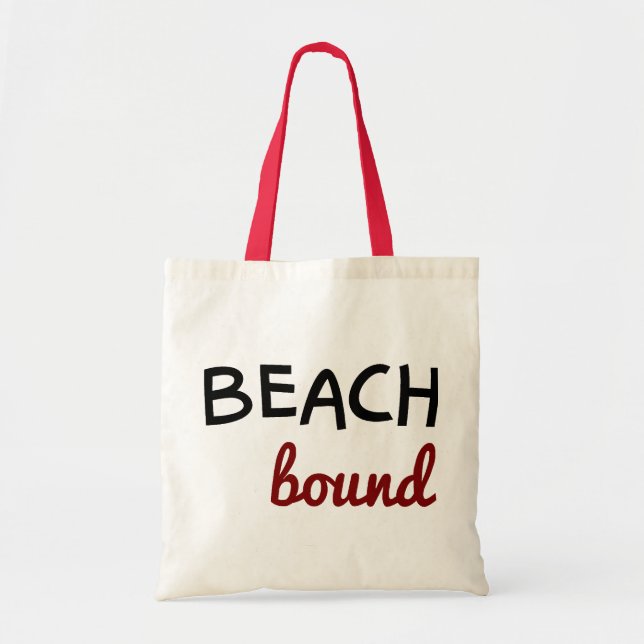 Bolsa Tote Saco de mão Zazzle Beach Bound (Frente)