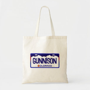 Bolsa Tote Saco de matrícula azul Gunnison Colorado