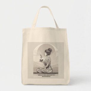 Bolsa Tote Saco de Meditação de Espresso Zen