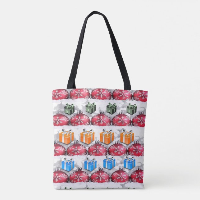 Bolsa Tote Saco de Natal (Verso)