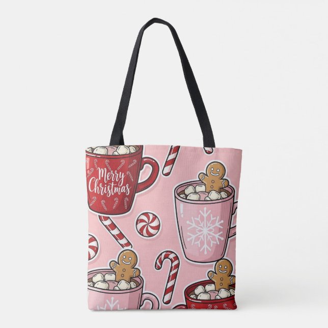 Bolsa Tote Saco de Natal (Verso)