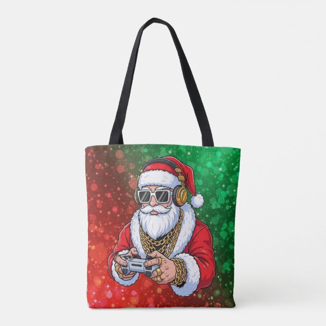 Bolsa Tote Saco de Natal (Verso)