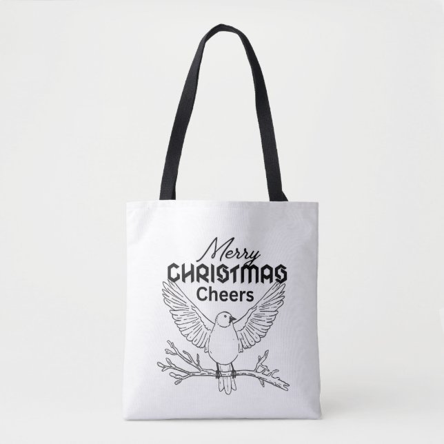 Bolsa Tote Saco de Natal bab (Frente)