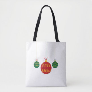 Bolsa Tote Saco de Natal com Enfeites Pendurados Moderno