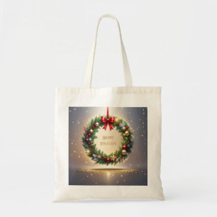 Bolsa Tote Saco de Natal Festivo de Natal