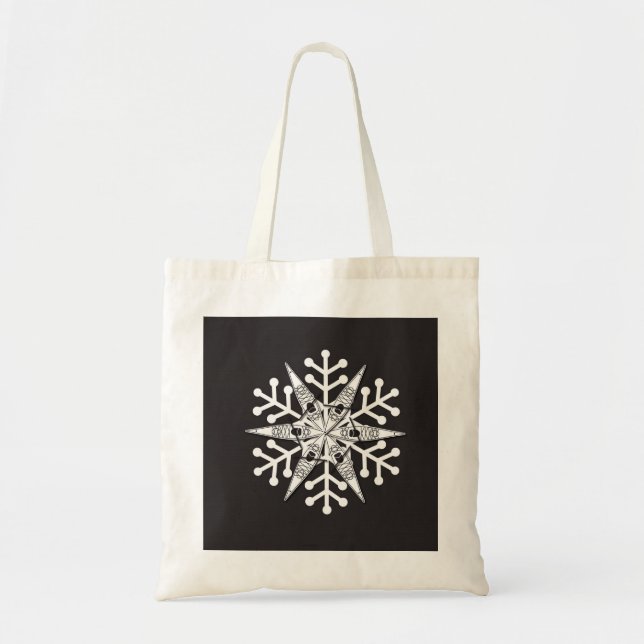 Bolsa Tote Saco de natal Kayak (Frente)