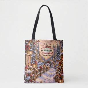 Bolsa Tote Saco de Natal para Caminhada Invernal Nival
