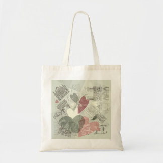 Bolsa Tote Saco de Paris