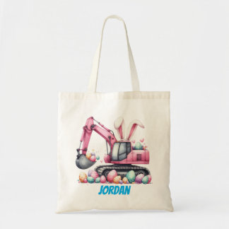 Bolsa Tote Saco de Páscoa para Crianças – Caminhão de Constru