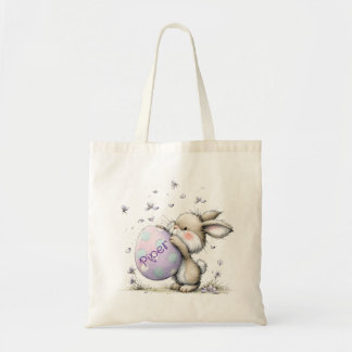 Bolsa Tote Saco de Páscoa Personalizado para Crianças