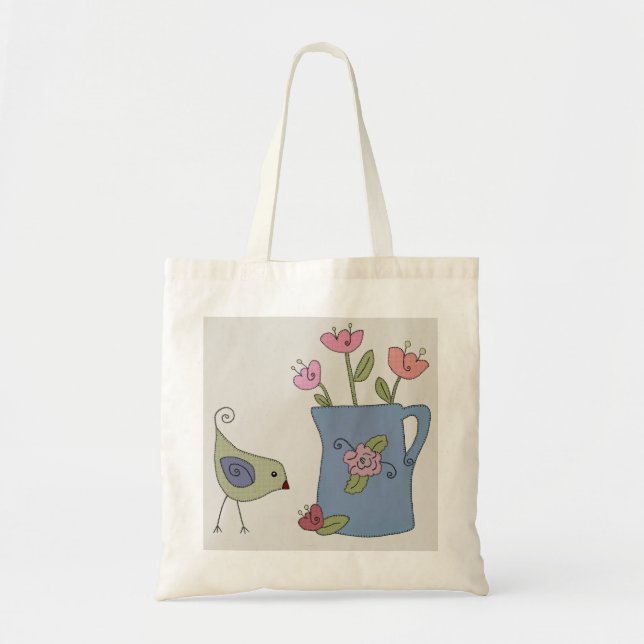 Bolsa Tote Saco de pássaro (Frente)