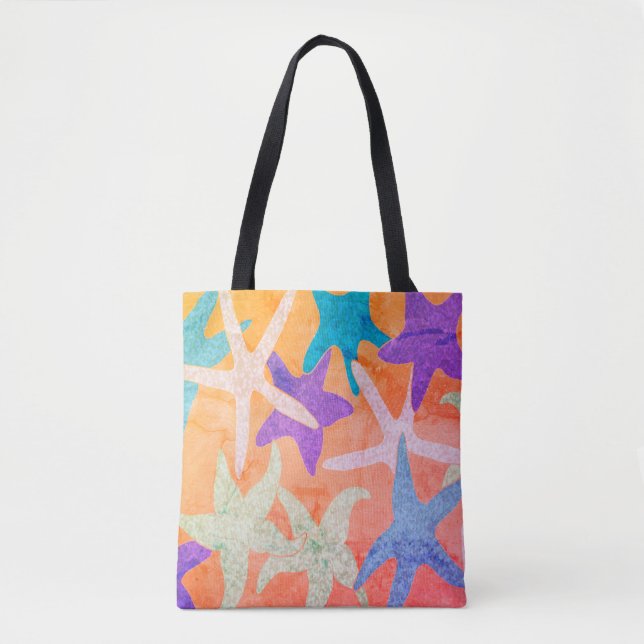 Bolsa Tote Saco de peixe-estrela dançante (Frente)
