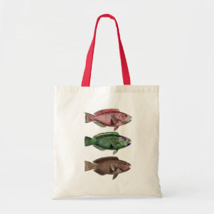 Bolsa Tote Saco de Peixe-Papagaio