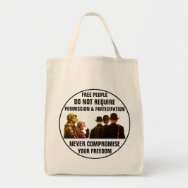 Bolsa Tote Saco de permissão e participação