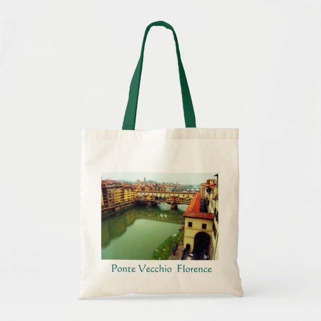 Bolsa Tote Saco de Ponte Vecchio Florença (Frente)