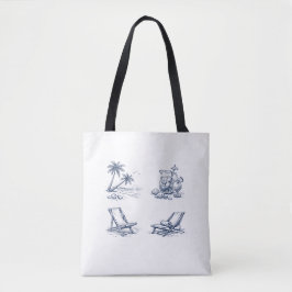 Bolsa Tote Saco de Praia Tropical