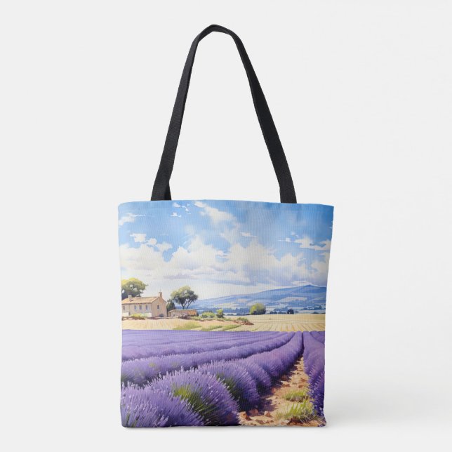 Bolsa Tote Saco de presente com lavanda (Verso)