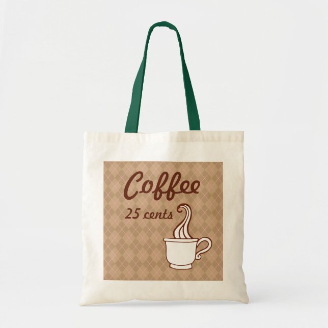 Bolsa Tote Saco de presente de café (Frente)