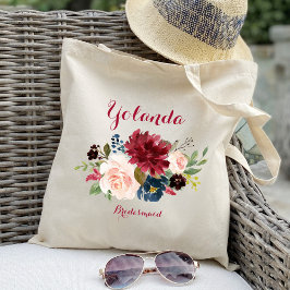 Bolsa Tote Saco de presente de casamento personalizado em Bor