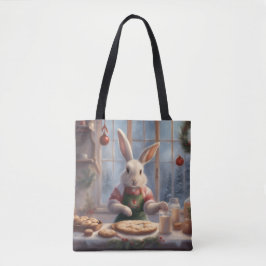 Bolsa Tote Saco de presente de Natal Bunny Bakes Christmas Co