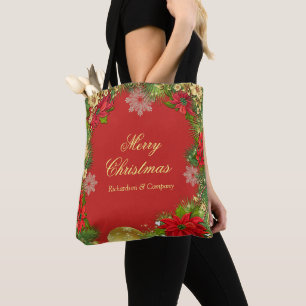 Bolsa Tote Saco de Presente de Natal Corporativo para Festa