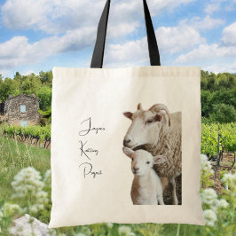 Bolsa Tote Saco de Projeto Personalizado de Malha de Ovelha C