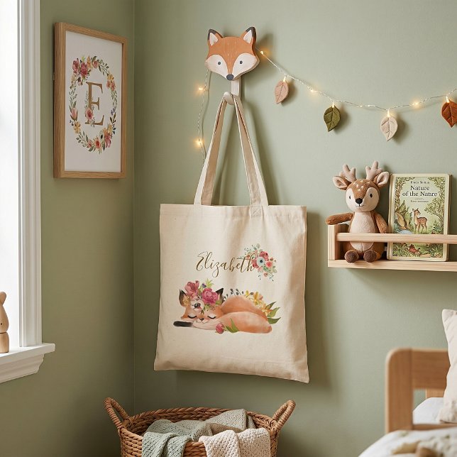 Bolsa Tote Saco de raposa de raposa-doce (Criador carregado)