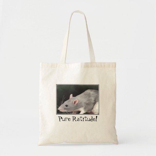 Bolsa Tote Saco de Rato Fofo (Frente)