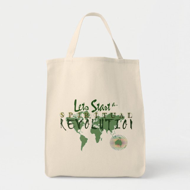 Bolsa Tote Saco de Revolução Espiritual (Frente)