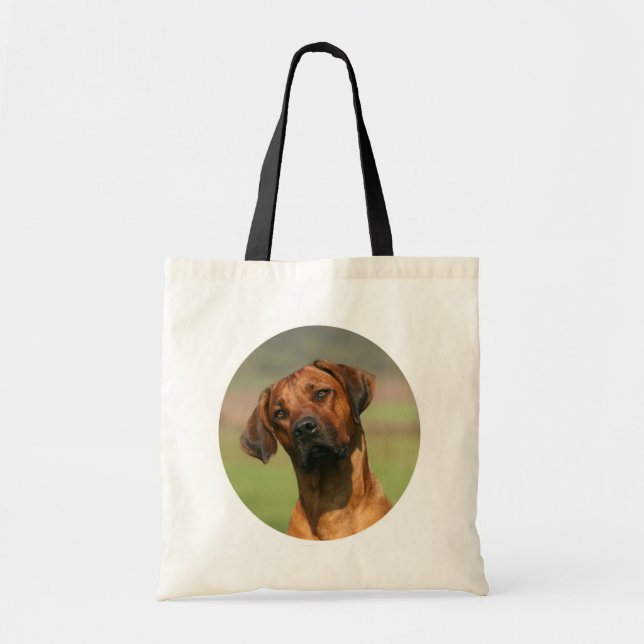 Bolsa Tote Saco de Rhodesian Ridgeback (Frente)