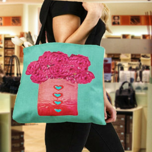 Bolsa Tote Saco de Rosa II-Bolsa