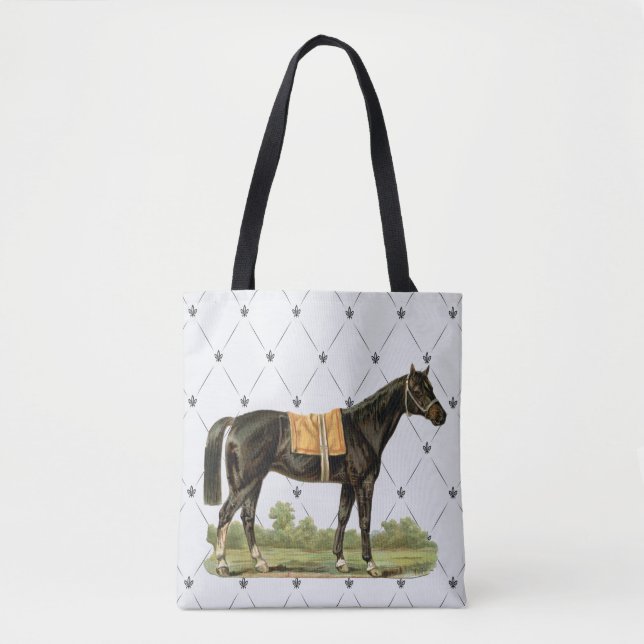 Bolsa Tote Saco de Saddle Horse (Frente)