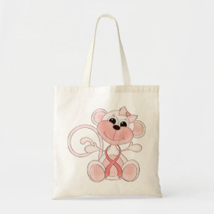Bolsa Tote Saco de Sensibilização para o Cancer da Mama