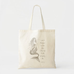 Bolsa Tote Saco de Sereia com Rhyme Exclusivo
