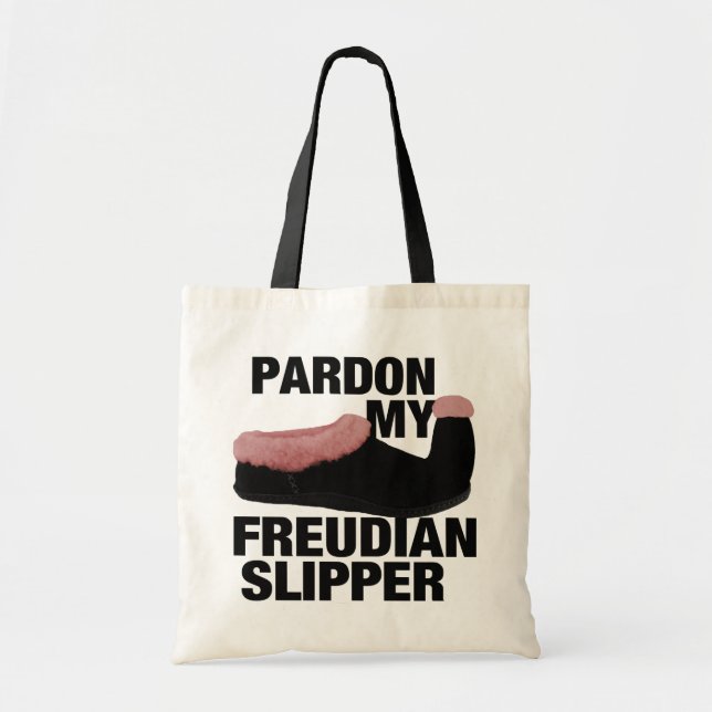 Bolsa Tote Saco de Slipper Freudiano - escolha estilo e cor (Frente)