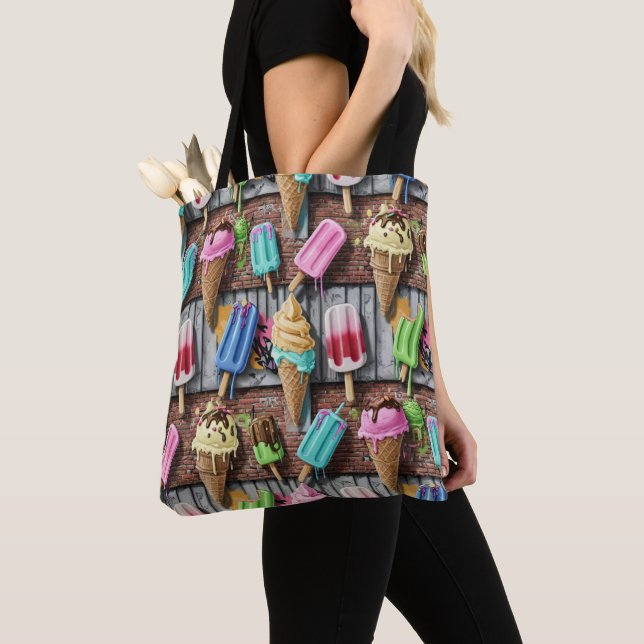 Bolsa Tote Saco de Sorvete (Close Up)